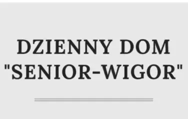 Tabliczka "Dzienny dom. Senior- Wigor"