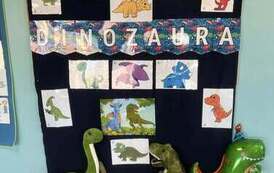 Wystawa dinozaur&oacute;w oraz dinozaurowa dekoracja