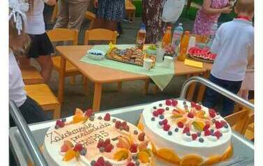 Tort na zakończenie przedszkola